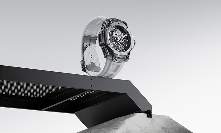 "مستوى جديد من الإبداع والإتقان" هوبلو تطلق ساعة Big Bang Tourbillon SR_A by Samuel Ross